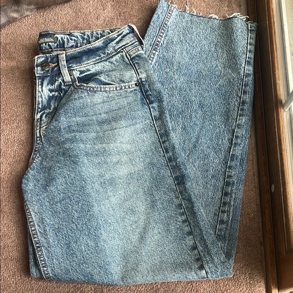 Wild Fable mid rise 90s relaxed straight jeans size 0